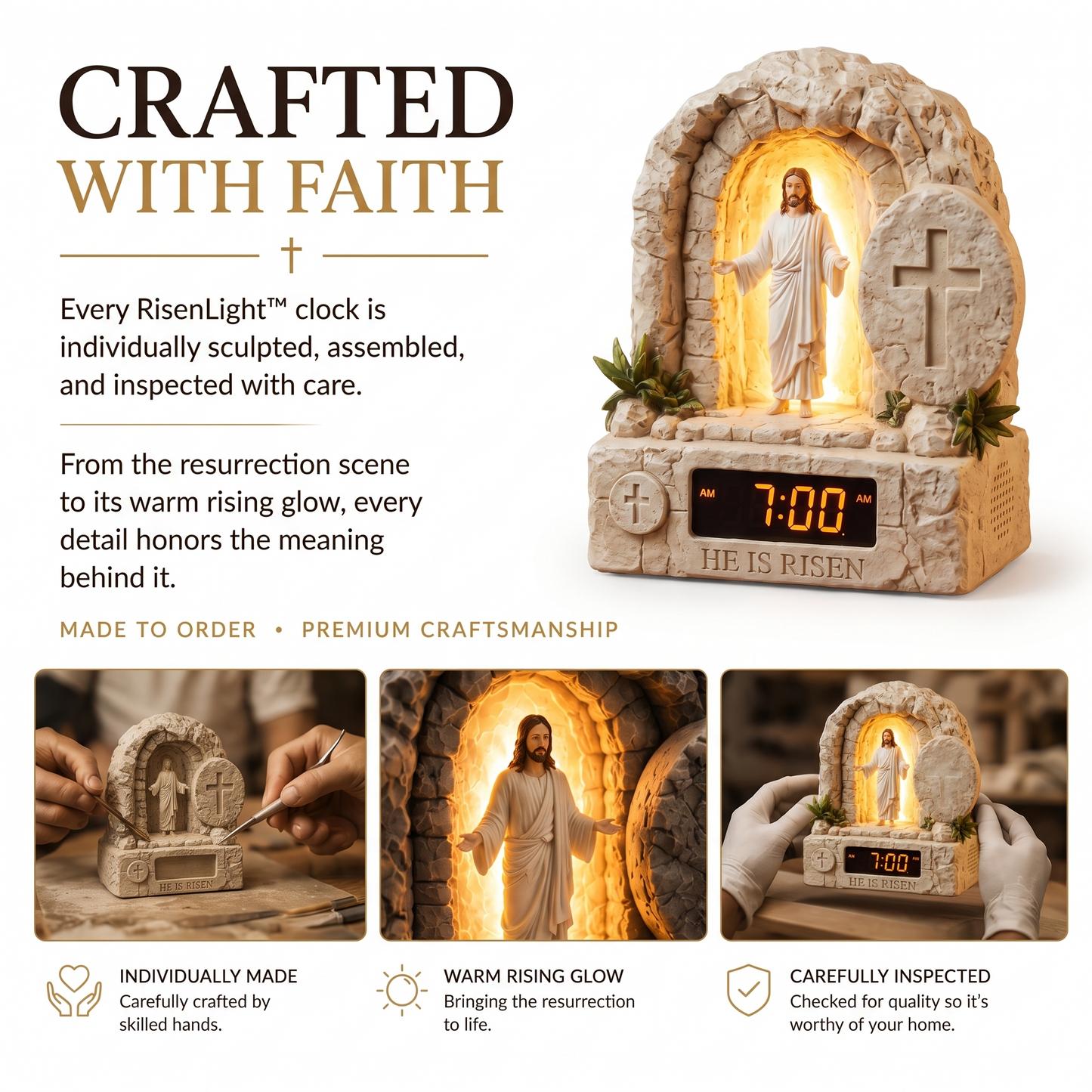 RisenLight™ Resurrection Alarm Clock