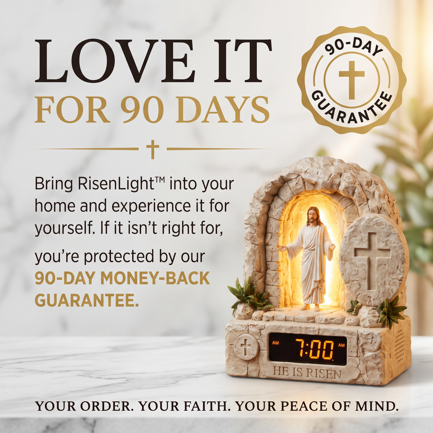 RisenLight™ Resurrection Alarm Clock